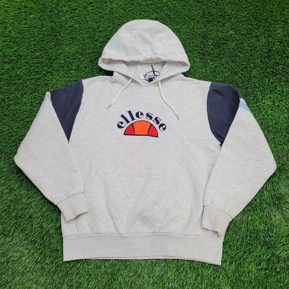 Ellesse Hoodie Womens Large 22x25 Arch Spellout Baggy